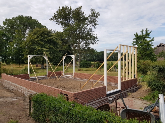 nieuwbouw schuur (1)